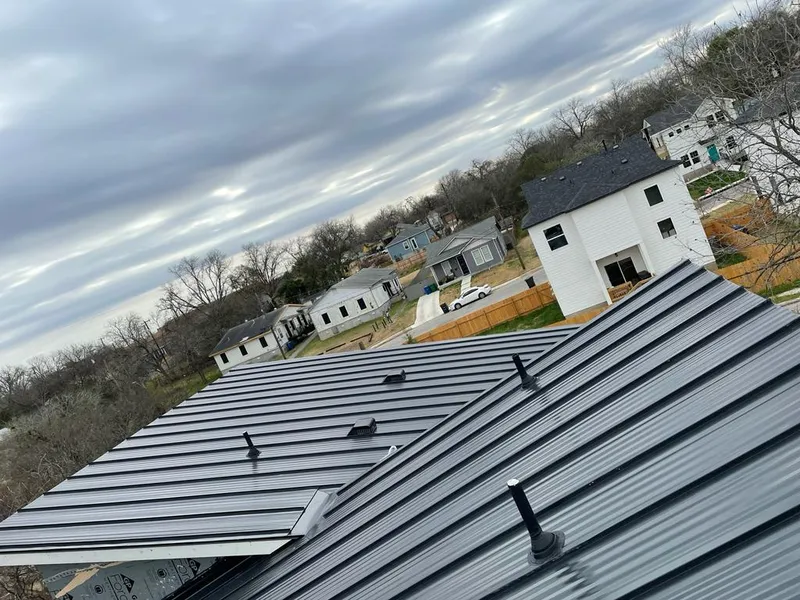 Standing seam metal roof panels with vents for Skylight Repair in Potomac Park